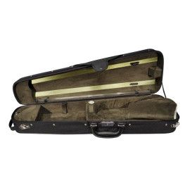 Estuche violín madera 4/4 Leonardo forma negro