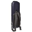 Estuche violín 4/4 Leonardo sándwich PVC 22kg azul