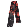 CORREA BASSO PARA GUITARRA Y BAJO RED ROSES POP ART