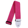 CORREA BASSO PARA GUITARRA Y BAJO ROSA 5cm