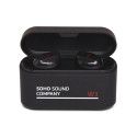 AURICULAR SOHO BLUETOOTH TWS CON BATERÍA EXT. NEGRO