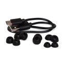 AURICULAR SOHO BLUETOOTH TWS CON BATERÍA EXT. NEGRO