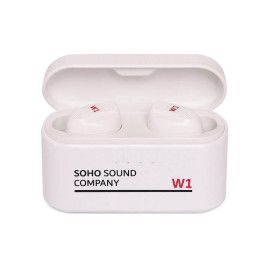 AURICULAR SOHO BLUETOOTH TWS CON BATERÍA EXT. BLANCO