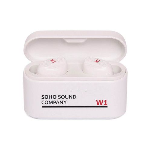 AURICULAR SOHO BLUETOOTH TWS CON BATERÍA EXT. BLANCO