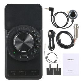 PREAMPLIFICADOR DE GUITARRA CLÁSICA Y ACÚSTICA CON CONEXIÓN BLUETOOTH, EFECTOS Y BATERÍA RECARGABLE PIEZO PLANO