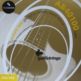 string set acoustic bass, phosphor bronze, light,