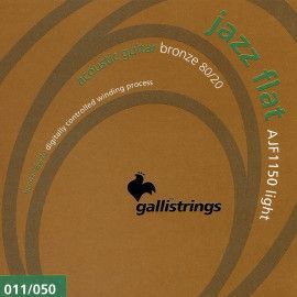string set acoustic tape wound, light, 011-014-024