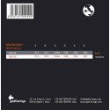 string set electric, steel core with nylon round w
