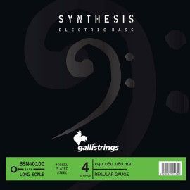 string set electric bass, nickel and steel double