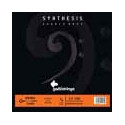 3/4 scale double bass set, synthetic core and chro