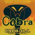 JUEGO DE CUERDAS COBRA ACÚSTICA BRONCE FOSOFORO ENTORCHADO LIGHT