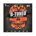 string set electric baritone, drop tuning, nickel
