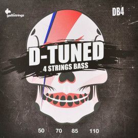 string set electric bass, drop tuning, nickel roun