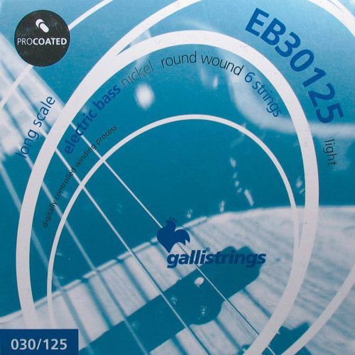 string set electric 6-string bass, nickel roundwou