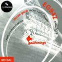 string set electric, coated nickel round wound, ex