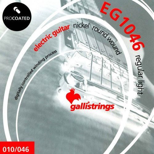 string set electric, coated nickel round wound, re