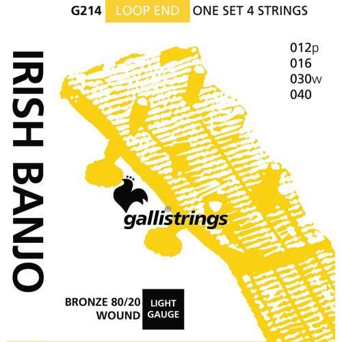 string set Irish tuning tenor banjo bronze wound,