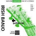 string set Irish tuning tenor banjo nickel wound,
