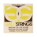 string set soprano ukulele, yellow nylon