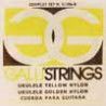 string set soprano ukulele, yellow nylon