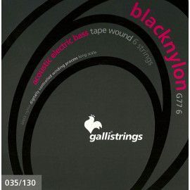 string set acoustic 6-string bass tape wound, 035-