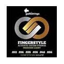 string set acoustic, nickel & bronze winding, medi
