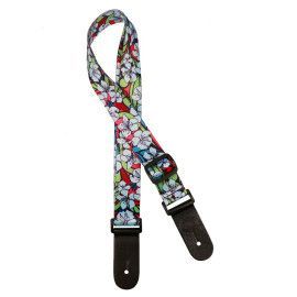 CORREA UKELELE GAUCHO FLORES AZULES