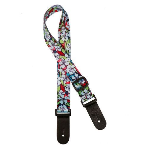 CORREA UKELELE GAUCHO FLORES AZULES