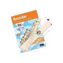 soprano recorder with German fingering, incl. Engl