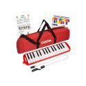 melodica red, incl. case and mouthpiece