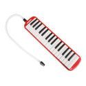 melodica red, incl. case and mouthpiece