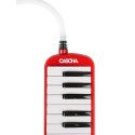 melodica red, incl. case and mouthpiece