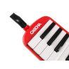 melodica red, incl. case and mouthpiece