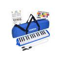 melodica blue, incl. case and mouthpiece
