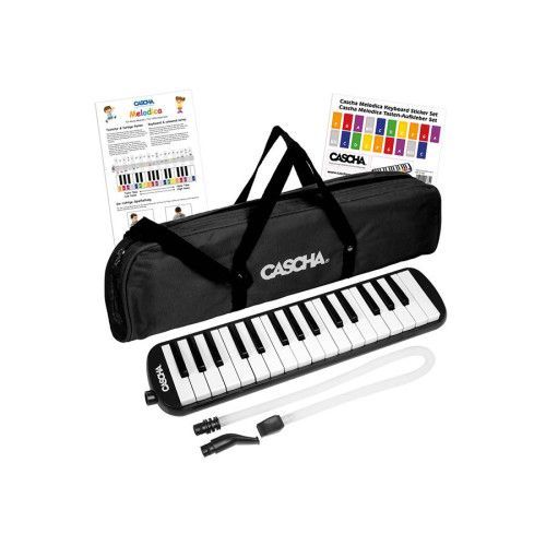 melodica black, incl. case and mouthpiece