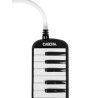 melodica black, incl. case and mouthpiece