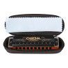 professional blues harmonica in D, incl. case and