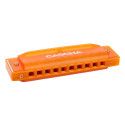ARMÓNICA CASCHA FUN BLUES NARANJA INCLUYE ESTUCHE RIGIDO Y FOLLETO