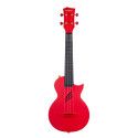 UKELELE DE CONCIERTO CASCHA ROJO DE FIBRA DE CARBONO