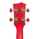 UKELELE DE CONCIERTO CASCHA ROJO DE FIBRA DE CARBONO