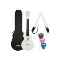 UKELELE DE CONCIERTO CASCHA BLANCO DE FIBRA DE CARBONO