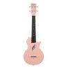 UKELELE DE CONCIERTO CASCHA ROSA DE FIBRA DE CARBONO
