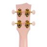 UKELELE DE CONCIERTO CASCHA ROSA DE FIBRA DE CARBONO