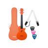 UKELELE DE CONCIERTO CASCHA NARANJA DE FIBRA DE CARBONO