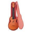 UKELELE DE CONCIERTO CASCHA NARANJA DE FIBRA DE CARBONO