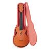 UKELELE DE CONCIERTO CASCHA NARANJA DE FIBRA DE CARBONO