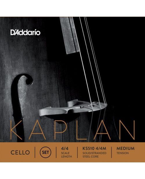 "Set de cuerdas cello D`Addario Kaplan Solutions KS510 Medium"