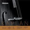 "Set de cuerdas cello D`Addario Kaplan Solutions KS510 Medium"