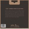 string set for ukulele bass, flatwound chrome stee