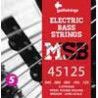 string set electric 5-string bass, steel medium, 0